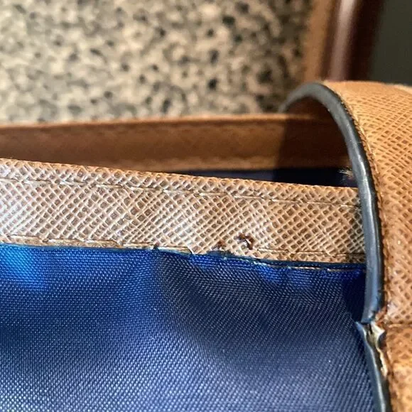 Top it Off Anchor blue and white tote bag, fair used condition - Picture 5 of 12